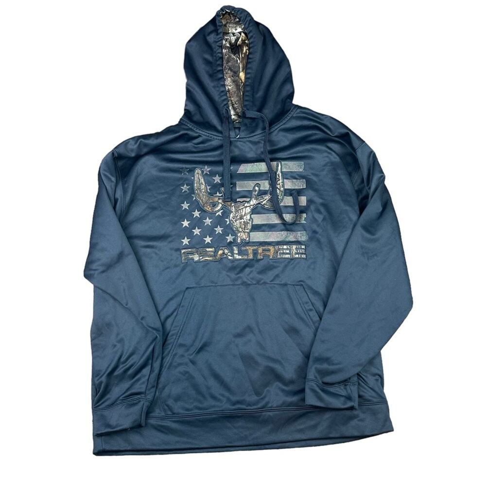 Realtree Hoodie Black Size XL